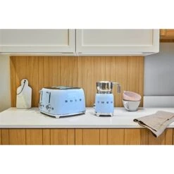 Smeg Toaster 4 Fentes 2000 W TSF03PBEU Bleu Azur 9 Smeg Toaster 4 Fentes 2000 W TSF03PBEU Bleu Azur -Smeg Shop 700060 3 1 Toaster 4 fentes 2000 W TSF03PBEU bleu azur Smeg