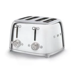 Smeg Toaster 4 Fentes 2000 W TSF03SSEU Chromé