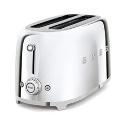 Smeg Grille Pain 4 Tranches 1500 W TSF02SSEU Chromé