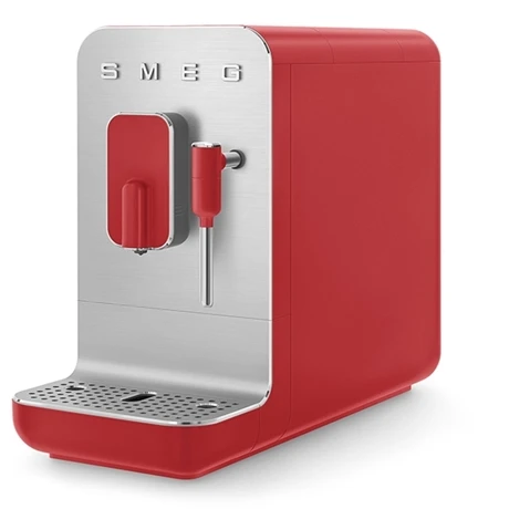 Smeg Machine à Café Avec Broyeur Et Buse Vapeur 1350 W BCC02RDMEU Rouge 3 Smeg Machine à Café Avec Broyeur Et Buse Vapeur 1350 W BCC02RDMEU Rouge