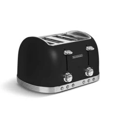 Schneider® Grille-pain 4 Fentes 1630 W SCT04B Noir -Smeg Shop 700088 1 1 Grille pain 4 fentes 1630 W SCT04B noir Schneider