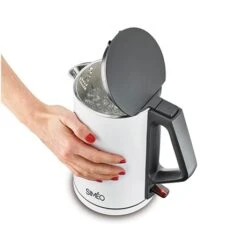 Bouilloire électrique Double Paroi 1,4 L 2000 W Blanche -Smeg Shop 702056 2 1 Bouilloire electrique double paroi 1 4 L 2000 W blanche Simeo