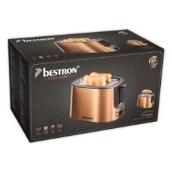Bestron Grille-pain 2 Tranches 1000 W Coloris Cuivre 11 Bestron Grille-pain 2 Tranches 1000 W Coloris Cuivre -Smeg Shop 702102 4 1 Grille pain 2 tranches 1000 W coloris cuivre Bestron