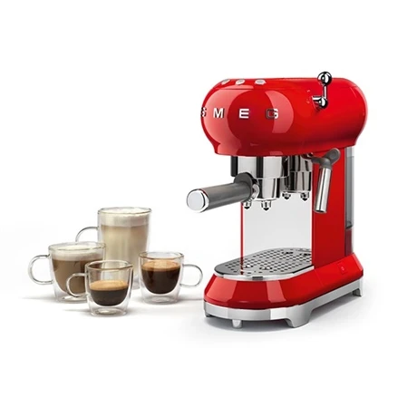 Smeg Machine à Café Expresso Rouge 1 L 1350 W ECF01RDEU 6 Smeg Machine à Café Expresso Rouge 1 L 1350 W ECF01RDEU – Image 4