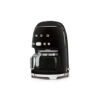 Smeg Machine à Café Filtre Noir 10 Tasses 1050 W DCF01BLEU
