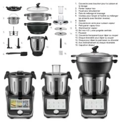 Robot Cuiseur Multifonction 4,5 L 1000 W -Smeg Shop 711018 3 5 Robot cuiseur multifonction 4 5 L 1000 W Mathon