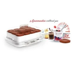 Yaourtière Multi Delices Express 12 Pots Marron YG661A00 -Smeg Shop 71582 3 3 Yaourtiere multi delices express 12 pots marron YG661A00 Seb