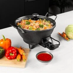 Princess Wok électrique 7 L 1400 W 01.162389.01.001 -Smeg Shop 718001 3 2 Wok electrique 7 L 1400 W 01 162389 01 001 Princess
