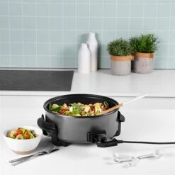 Tristar Faitout électrique 5 L Avec Couvercle 1 500 W PZ-9135 -Smeg Shop 718002 3 2 Faitout electrique 5 L avec couvercle 1 500 W PZ 9135 Tristar