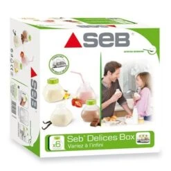 Délice Box Avec 6 Bouteilles Pour Yaourts à Boire XF102000 -Smeg Shop 71945 2 7 Delice box avec 6 bouteilles pour yaourts a boire XF102000 Seb