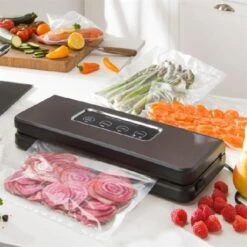 Appareil à Emballer Sous Vide Inox Brossé 37 Cm 150 W KCPSV60S 11 Appareil à Emballer Sous Vide Inox Brossé 37 Cm 150 W KCPSV60S -Smeg Shop 720005 4 4 Appareil a emballer sous vide inox brosse 37 cm 150 W KCPSV60S Mathon par Kitchen Chef Professional