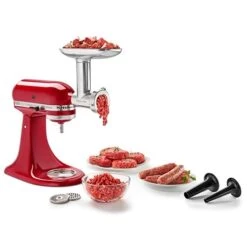 Smeg Shop -Smeg Shop 72094 1 3 Hachoir a viande en metal 5KSMMGA Kitchenaid