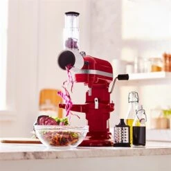 KitchenAid Tranchoir Et Râpes Cylindre 5KSMVSA Pour Robot Artisan -Smeg Shop 72107 2 3 Tranchoir et rapes cylindre 5KSMVSA pour robot Artisan Kitchenaid