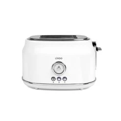 LIVOO Grille Pains Retro 2 Fentes DOD181W