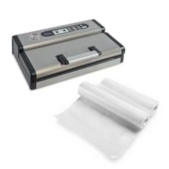 Lot Appareil à Emballer Sous Vide VS5800 Et 2 Rouleaux De Sachets à Découper