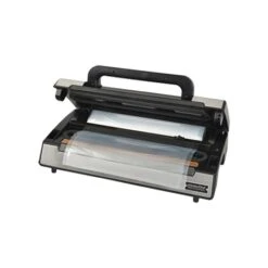 Smeg Shop -Smeg Shop 729006 1 3 Lot appareil a emballer sous vide pro VS5160 et 2 rouleaux de sachets a decouper Kitchen Chef Professional