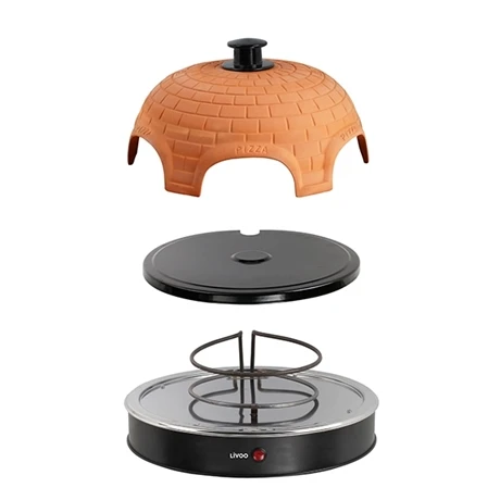 LIVOO Pizza Party 6 Mini Pizza 1200 W 5 LIVOO Pizza Party 6 Mini Pizza 1200 W – Image 3