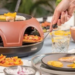 Tristar Four à Pizza électrique Multifonctions 6 Personnes Pizza Festa Gourmet 1800 W Marron -Smeg Shop 740071 3 2 Four a pizza electrique multifonctions 6 personnes Pizza Festa Gourmet 1800 W marron Tristar