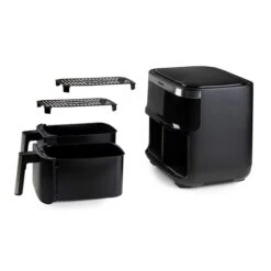 Domo Déli Fryer Double Fry Zone 2 X 4L -Smeg Shop 740074 3 1 Deli Fryer double fry zone 2 x 4L Domo