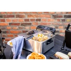 LIVOO Friteuse Double 2 X 3 L Inox DOC217 -Smeg Shop 758001 4 2 Friteuse double 2 x 3 L inox DOC217 Livoo