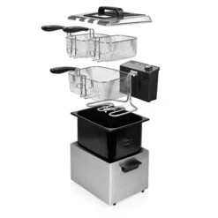 Princess Friteuse 5 L - Habillage En Acier -Smeg Shop 758005 1 2 Friteuse 5 L Habillage en acier Princess
