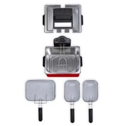 LIVOO Friteuse Rouge 5 L DOC241 2000 W -Smeg Shop 758007 2 2 Friteuse rouge 5 L DOC241 2000 W Livoo