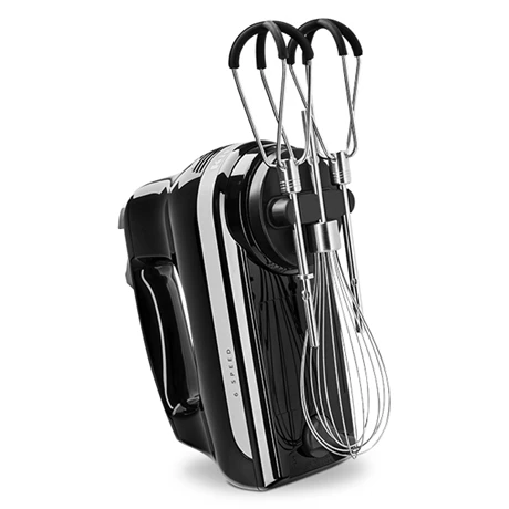 KitchenAid Batteur à Main électrique 6 Vitesses 60 W Noir Onyx 5KHM6118EOB 4 KitchenAid Batteur à Main électrique 6 Vitesses 60 W Noir Onyx 5KHM6118EOB – Image 2