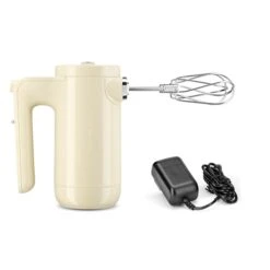 KitchenAid Batteur à Main électrique Sans Fil 7 Vitesses Crème 5KHMB732EAC 9 KitchenAid Batteur à Main électrique Sans Fil 7 Vitesses Crème 5KHMB732EAC -Smeg Shop 760358 2 2 Batteur a main electrique sans fil 7 vitesses creme 5KHMB732EAC Kitchenaid