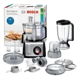 Bosch Robot De Cuisine MultiTalent 8 Noir Inox MC812M844 1250 W -Smeg Shop 761028 4 1 Robot de cuisine MultiTalent 8 noir inox MC812M844 1250 W Bosch