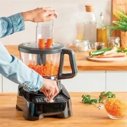 Moulinex Robot Double Force 1000 W FP821811 Noir -Smeg Shop 761058 2 2 Robot double force 1000 W FP821811 noir Moulinex