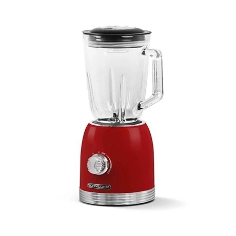 Schneider® Blender Vintage 1,5 L 800 W SCBL15R Rouge 4 Schneider® Blender Vintage 1,5 L 800 W SCBL15R Rouge – Image 2