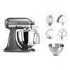 KitchenAid Robot Pâtissier Artisan Tête Inclinable 4,8 L 300 W Gris étain 5KSM175PSEMS + Accessoires -Smeg Shop 761088 0 2 Robot patissier Artisan tete inclinable 4 8 L 300 W gris etain 5KSM175PSEMS accessoires Kitchenaid
