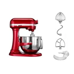 KitchenAid Robot Pâtissier Artisan à Bol Relevable 6,9 L 500 W Pomme D'amour 5KSM7580XECA -Smeg Shop 761091 2 2 Robot patissier Artisan a bol relevable 6 9 L 500 W pomme d amour 5KSM7580XECA Kitchenaid