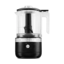 KitchenAid Hachoir électrique Sans Fil 2 Vitesses 1,18 L Noir Réglisse 5KFCB519EBM -Smeg Shop 761097 4 1 Hachoir electrique sans fil 2 vitesses 1 18 L noir reglisse 5KFCB519EBM Kitchenaid