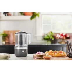 KitchenAid Hachoir électrique Sans Fil 2 Vitesses 1,18 L Gris Mat 5KFCB519EDG 10 KitchenAid Hachoir électrique Sans Fil 2 Vitesses 1,18 L Gris Mat 5KFCB519EDG -Smeg Shop 761099 3 1 Hachoir electrique sans fil 2 vitesses 1 18 L gris mat 5KFCB519EDG Kitchenaid