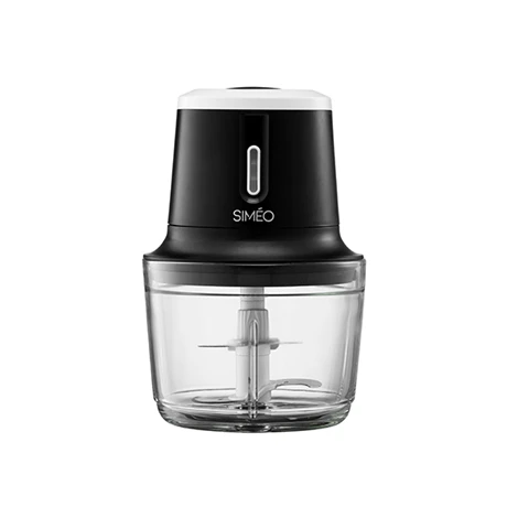 Hachoir électrique Sans Fil Rechargeable 2 Vitesses Bol Verre 200 W 3 Hachoir électrique Sans Fil Rechargeable 2 Vitesses Bol Verre 200 W