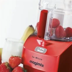 Magimix Mini Hachoir Le Micro Rouge 18114F -Smeg Shop 76167 1 2 Mini hachoir Le Micro Rouge 18114F Magimix
