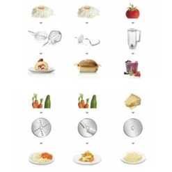 Bosch Robot Multifonctions Kitchen Machine MUM5 1000 W Gris MUM58L20 -Smeg Shop 76175 3 18 Robot multifonctions Kitchen Machine MUM5 1000 W gris MUM58L20 Bosch