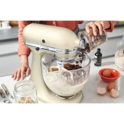 KitchenAid Robot Pâtissier Multifonction Artisan Crème 300 W 5KSM125EAC -Smeg Shop 76192 3 6 Robot patissier multifonction Artisan creme 300 W 5KSM125EAC Kitchenaid