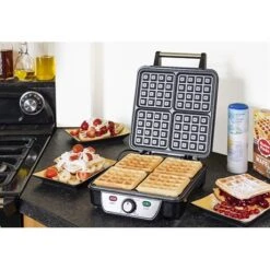 Bestron Gaufrier XXL 1100 W ASW281 10 Bestron Gaufrier XXL 1100 W ASW281 -Smeg Shop 780000 3 1 Gaufrier XXL 1100 W ASW281 Bestron