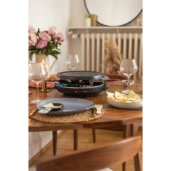 LIVOO Appareil à Raclette 6 Personnes 800 W DOC207 -Smeg Shop 780180 2 2 Appareil a raclette 6 personnes 800 W DOC207 Livoo