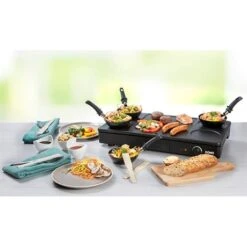 Domo Gourmet-Set Wok Grill Et Crêpes 1000 W DO8712W