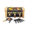 Raclette Grill 6 Poêlons 900 W -Smeg Shop 780192 0 1 Raclette grill 6 poelons 900 W Kitchen Chef Professional