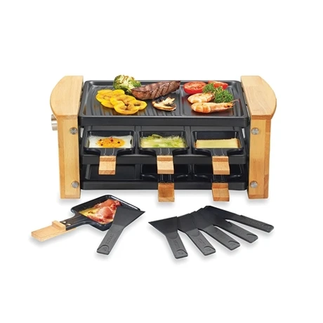 Raclette Grill 6 Poêlons 900 W 3 Raclette Grill 6 Poêlons 900 W