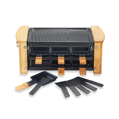 Raclette Grill 6 Poêlons 900 W 4 Raclette Grill 6 Poêlons 900 W – Image 2