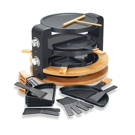 Raclette Ronde Multifonction 10 Poêlons 1500 W 4 Raclette Ronde Multifonction 10 Poêlons 1500 W – Image 2