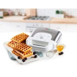 Gaufrier électrique Tasty Waffle 900 W Domo DO9222W -Smeg Shop 780231 2 1 Gaufrier electrique tasty Waffle 900 W Domo DO9222W Domo