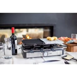 LIVOO Appareil à Raclette 8 Personnes 1400 W -Smeg Shop 780246 4 2 Appareil a raclette 8 personnes 1400 W Livoo
