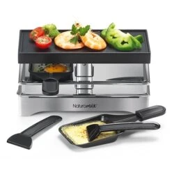 Appareil à Raclette électrique 2 Poêlons 440 W 7 Appareil à Raclette électrique 2 Poêlons 440 W -Smeg Shop 780252 2 1 Appareil a raclette electrique 2 poelons 440 W Naturamix