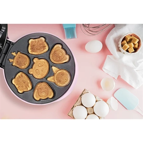 Bestron Mini Gaufrier 7 Animaux 700 W Sweet Dreams Rose 5 Bestron Mini Gaufrier 7 Animaux 700 W Sweet Dreams Rose – Image 3